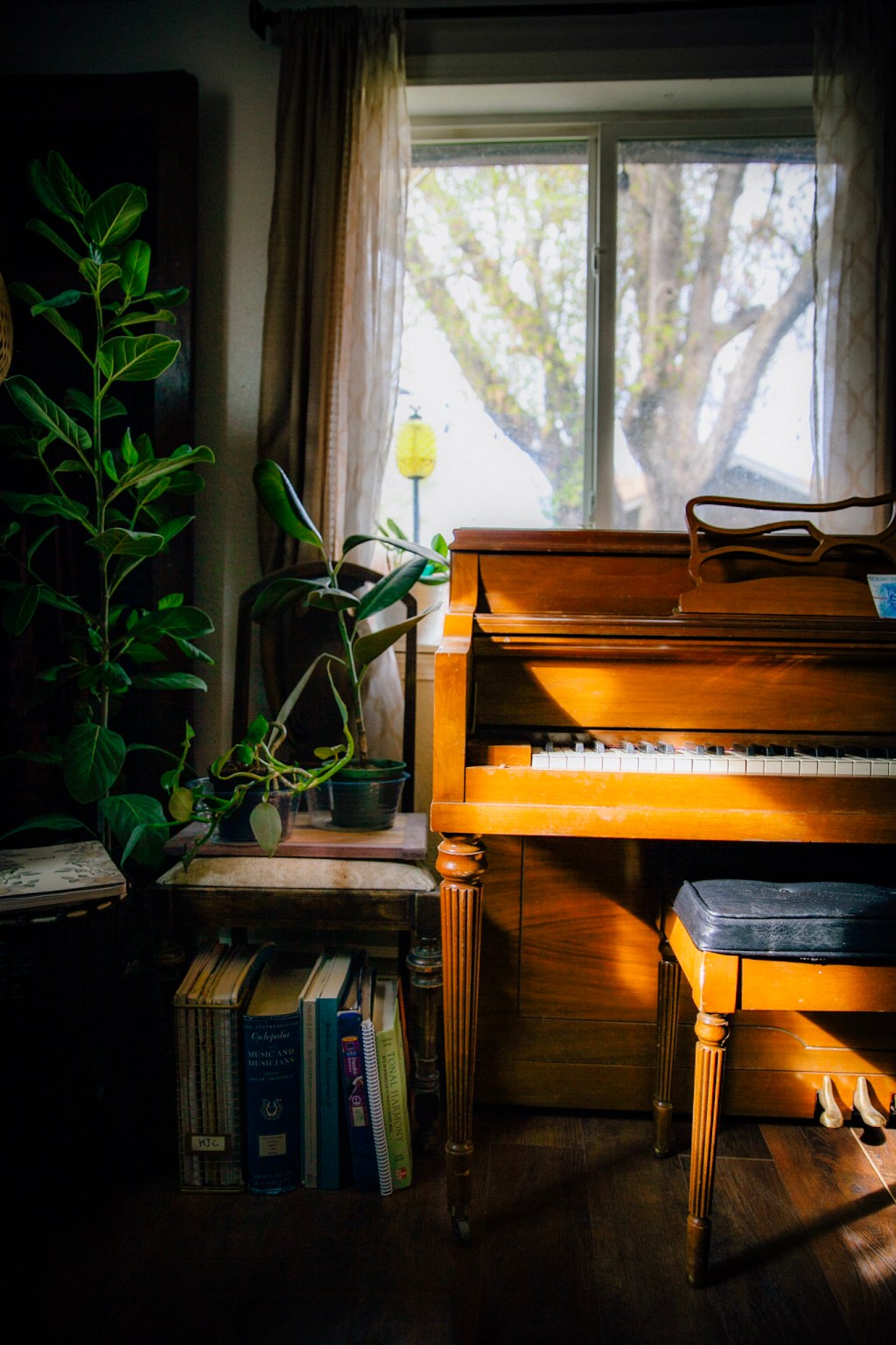 at home with the&nbsp;piano